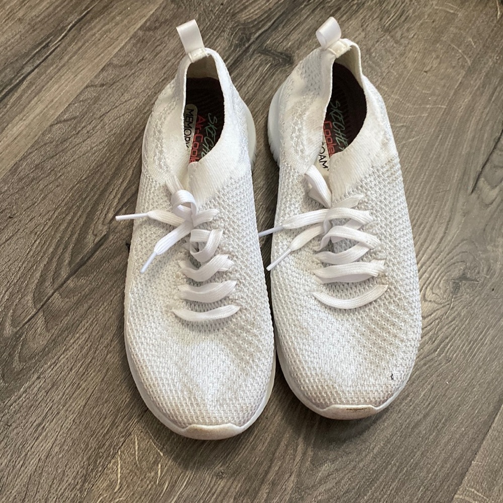 Skechers Air Cooled Memory Foam slip on sneakers